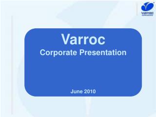 Varroc Corporate Presentation June 2010