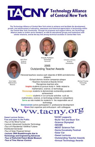 2005 Outstanding Teacher Awards