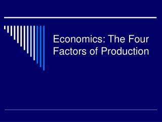 economics factors production four presentation ppt powerpoint