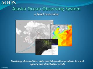 Alaska Ocean Observing System a brief overview