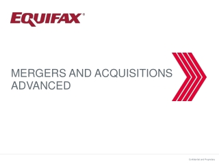 Mergers and Acquisitions Advanced