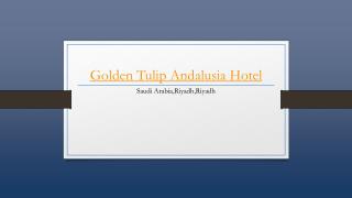 Golden Tulip Andalusia Hotel - Holdinn
