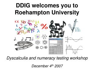 DDIG welcomes you to Roehampton University
