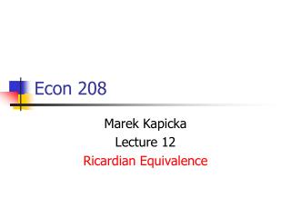 essays on ricardian equivalence essays on ricardian equivalence