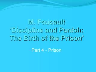 foucault punishment
