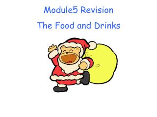 Module5 Revision The Food and Drinks