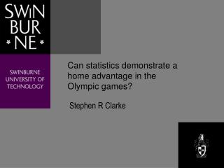 Can statistics demonstrate a home advantage in the Olympic games?
