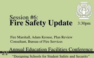 “Designing Schools for Student Safety and Security”