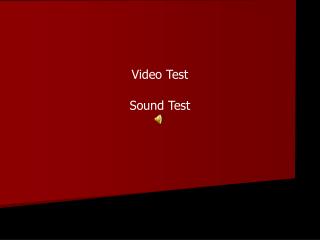 Video Test