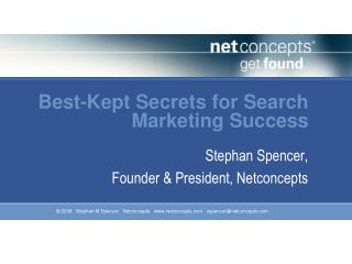 Best-Kept Secrets for Search Marketing Success