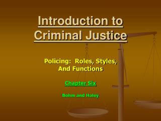 PPT - Introduction To Criminal Justice PowerPoint Presentation, Free ...