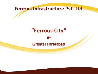 Ferrous Infrastructure Pvt. Ltd.