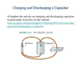 Charging and Discharging a Capacitor