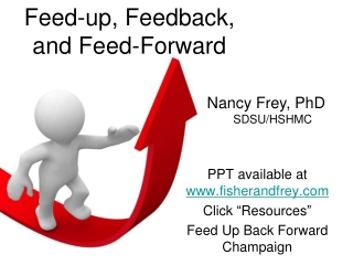 Feed-up, Feedback, and Feed-Forward