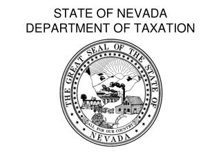 STATE OF NEVADA DEPARTMENT OF TAXATION