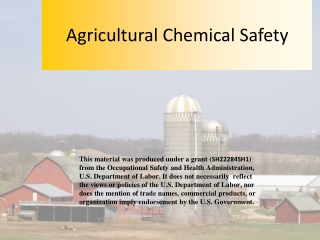 Agricultural Chemical Safety