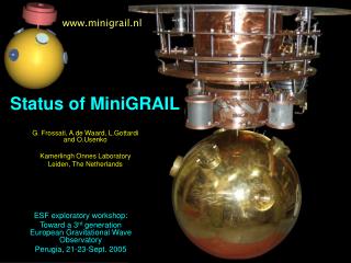 Status of MiniGRAIL