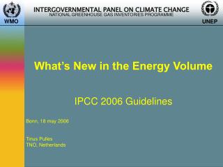 What’s New in the Energy Volume