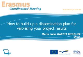 How to build-up a dissemination plan for valorising your project results