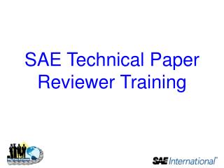 SAE Technical Paper Reviewer Training