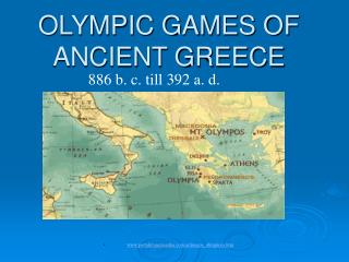 OLYMPIC GAMES OF ANCIENT GREECE
