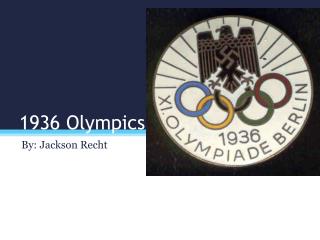 1 936 Olympics