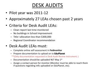 Ppt Desk Audits Powerpoint Presentation Free Download Id 1835694