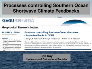 Processes controlling Southern Ocean Shortwave Climate Feedbacks