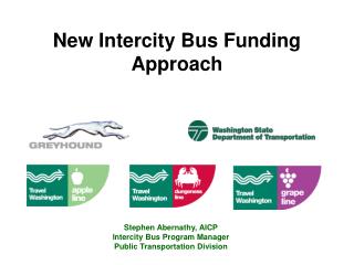 New Intercity Bus Funding Approach