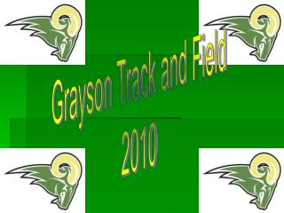 Grayson Track and Field 2010