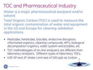 TOC and Pharmaceutical Industry