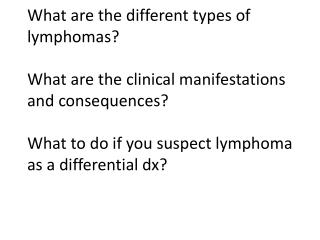 Lymphoid Neoplasms