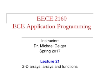 EECE.2160 ECE Application Programming