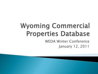 Wyoming Commercial Properties Database