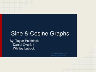 Sine & Cosine Graphs