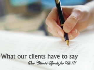 GBIM Testimonials