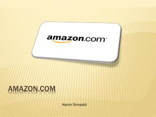 powerpoint presentation about amazon