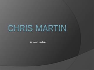 Chris Martin