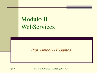Modulo II WebServices