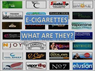 powerpoint presentation on e cigarettes