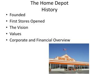 The Home Depot History