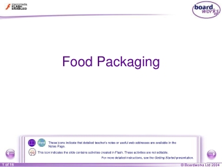 Food Packaging