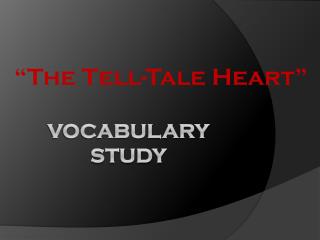 Vocabulary Study