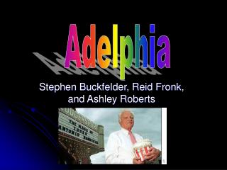 Stephen Buckfelder, Reid Fronk, and Ashley Roberts