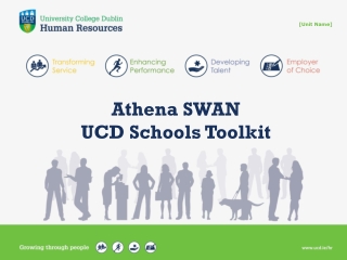 Athena SWAN UCD Schools Toolkit