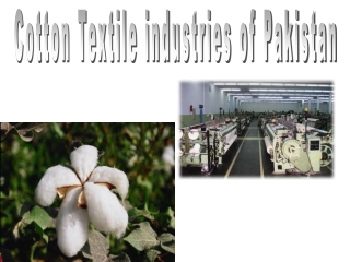 Cotton Textile industries of Pakistan
