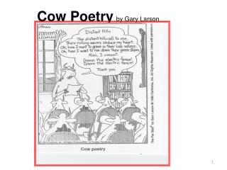 Cow Poetry by Gary Larson