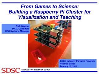 From Games to Science : Building a Raspberry Pi Cluster for Visualization and Teaching