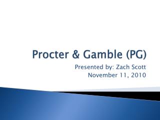 Procter & Gamble (PG)
