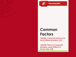 Common Factors